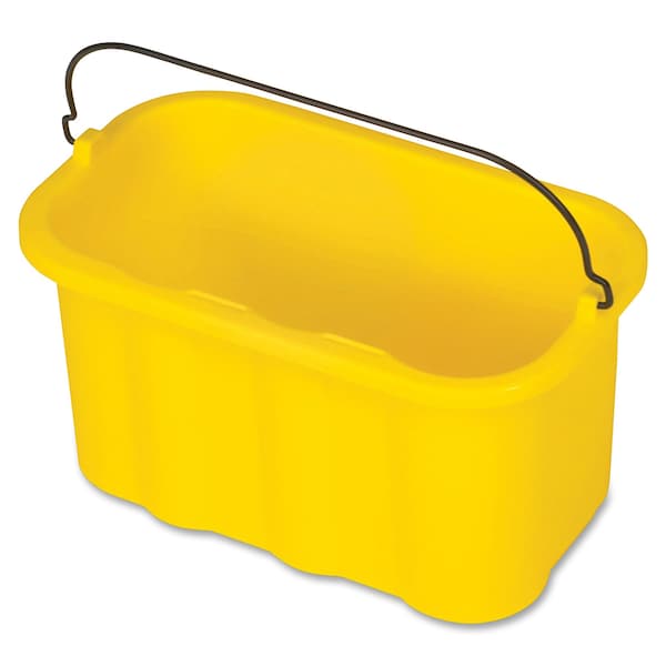 Rubbermaid Commercial 10-quart Sanitizing Caddy, 8" H, Yellow RCP9T8200YWCT - main